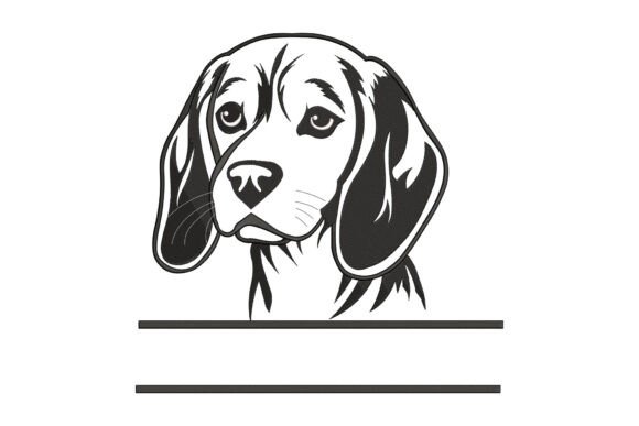 Beagle Dog Monogram