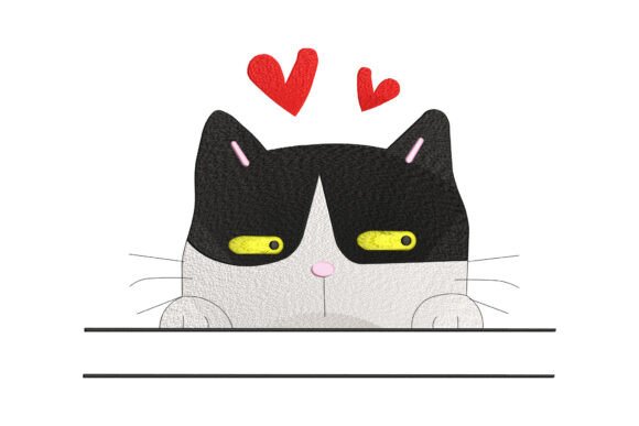 Cat Heart Monogram