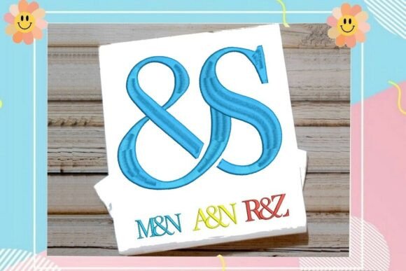 Interlocking Ampersand Letter S Monogram