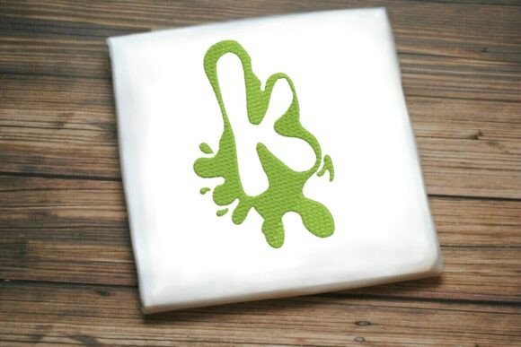 Paint Splash Monogram k