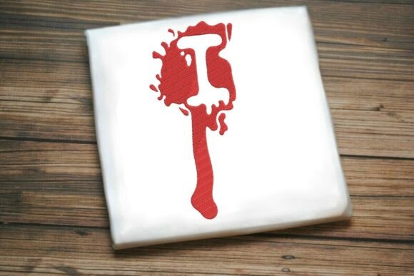 Paint Splash Uppercase Monogram I