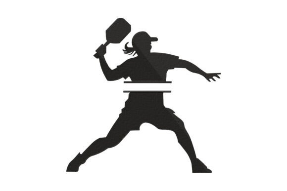 Pickleball Player Monogram