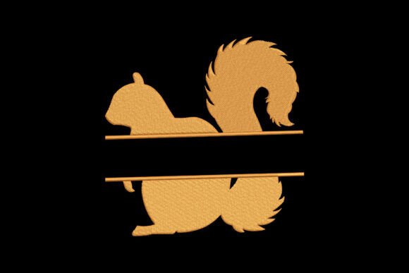 Squirrel Split Monogram